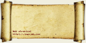 Jana Najdanović vizit kartica